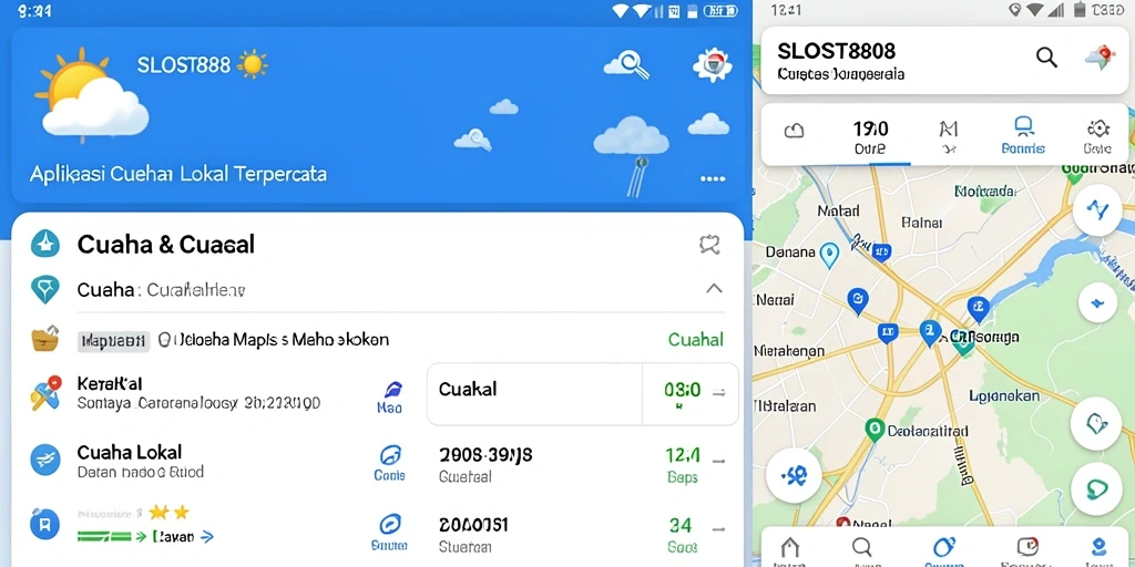 Tampilan antarmuka SLOST8808 yang informatif dan menarik.