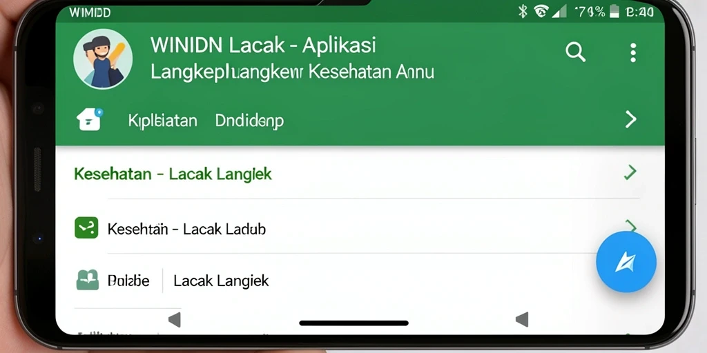 Tampilan antarmuka Lacak Langkah WINIDN yang modern dan fungsional.